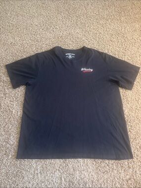 Men's Black Short Sleeve Logo Tee